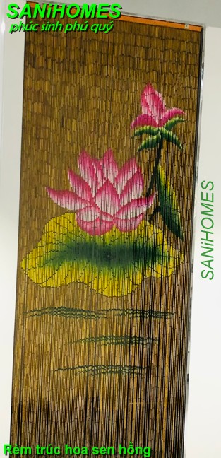 manh truc phong thuy hoa sen hong