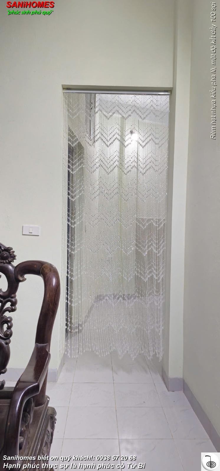 Trân trọng biết ơn quý khách chọn mua rèm hạt nhựa kiểu pha lê Roman