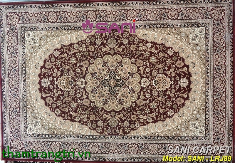Thảm len tự nhiên SANI-LRJ89 tham len tu nhien maharajah 7607 35 89