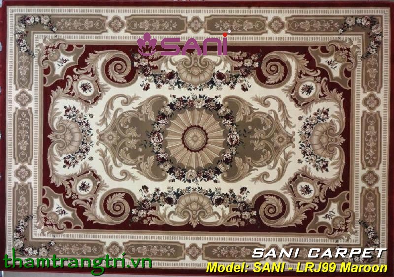 Mẫu thảm trang trí phòng khánh tiết tham len phong khanh tiet maharajah 131505 35 99maroon
