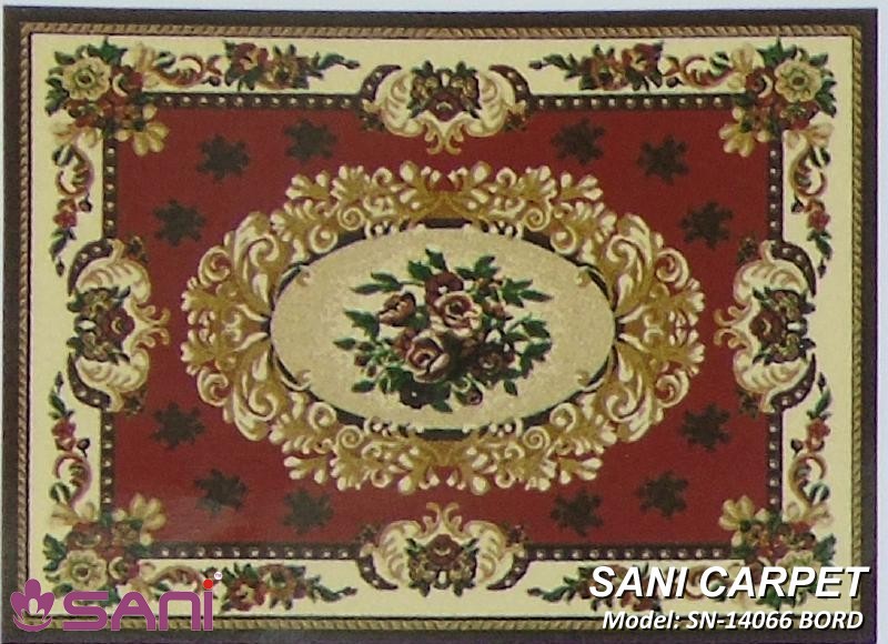Thảm hoa văn giá rẻ Prie - SN tham hoa van gia re precle sani 14066 bord
