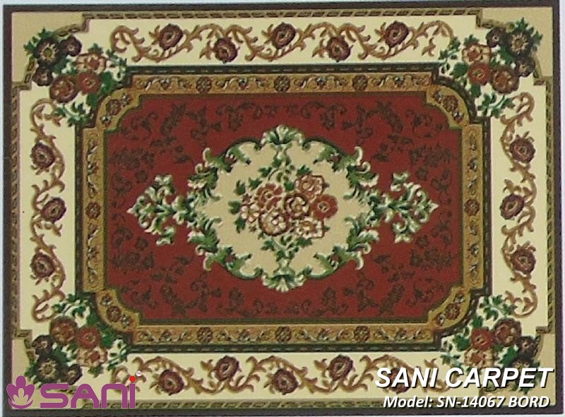 Thảm hoa văn giá rẻ Prie - SN tham hoa van gia re precle sani 14067 bord