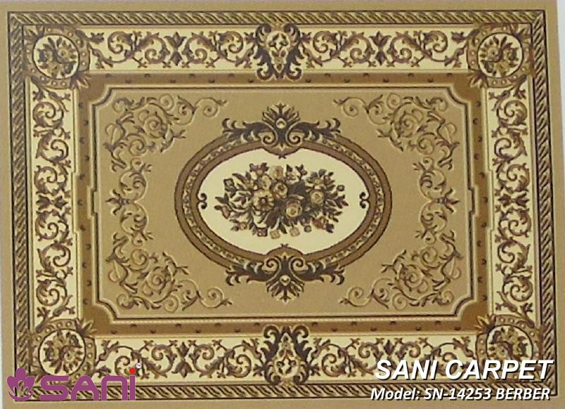 Thảm hoa văn giá rẻ Prie - SN tham hoa van gia re precle sani 14253 berber