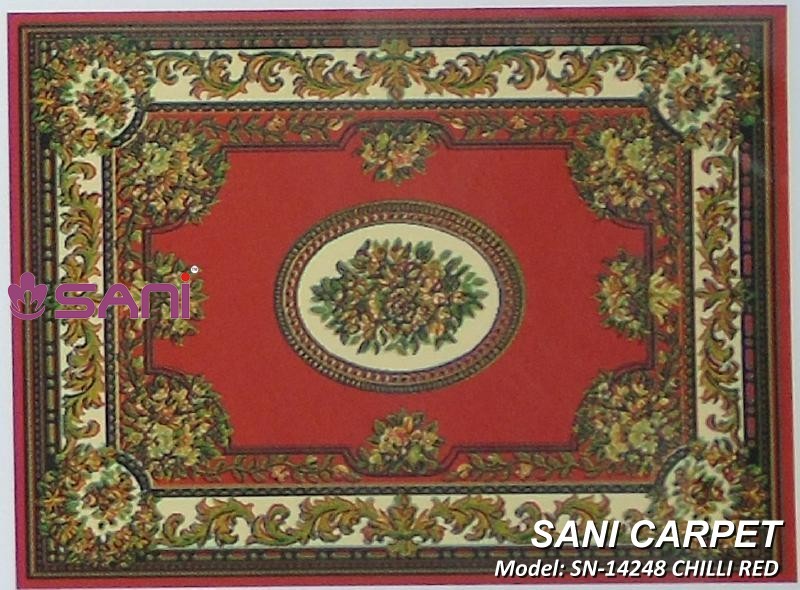 Thảm len bán cửa hàng ở Sài Gòn tham len saigon 091 pride sani 14248 chilli red