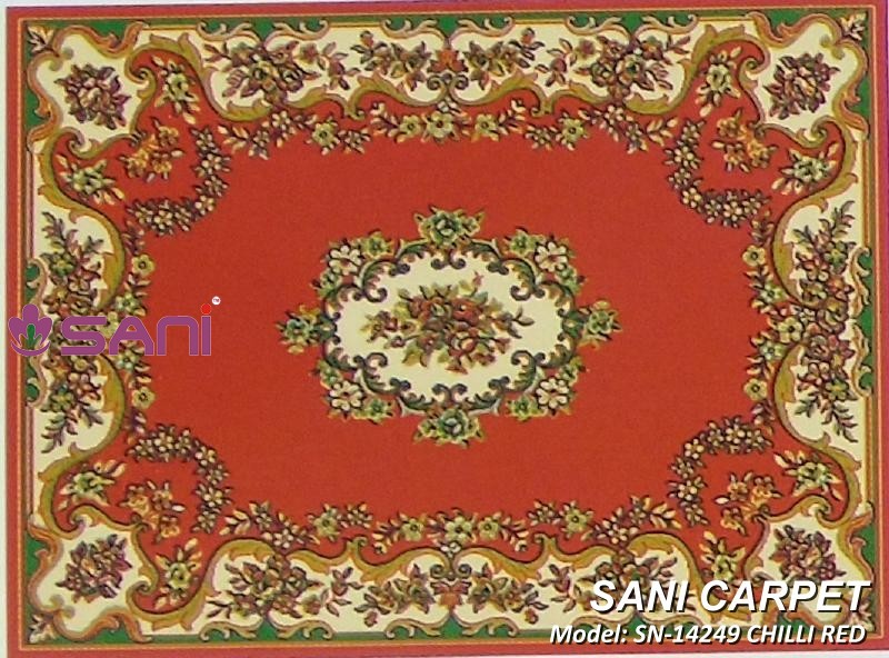 Thảm len bán cửa hàng ở Sài Gòn tham len saigon 094 pride sani 14249 chilli red