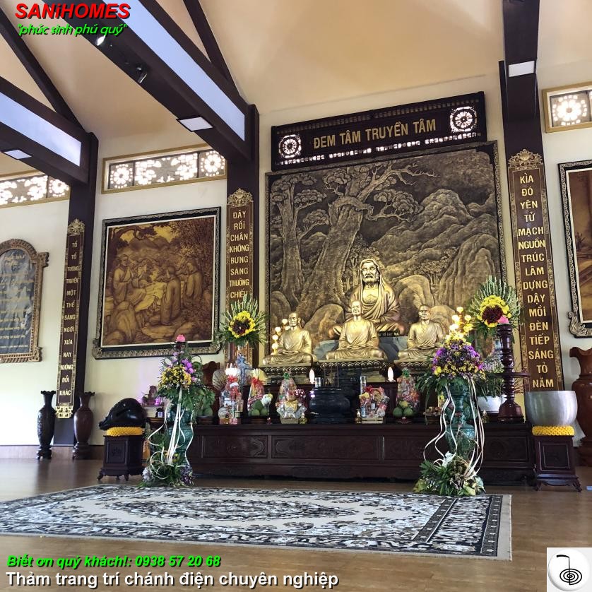 tam tham hoa van trai trang tri truoc ban tho su to tuy hoa phu yen