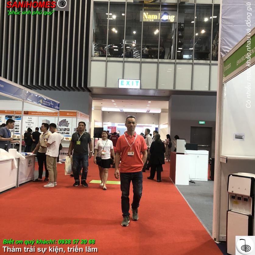 tham trai trang tri su kien trien lam 4