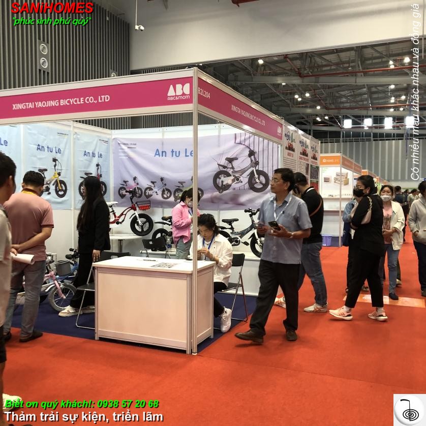 tham trai trang tri su kien trien lam 993
