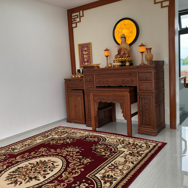 Thảm trải trang trí bàn thờ Dĩ An Bình Dương