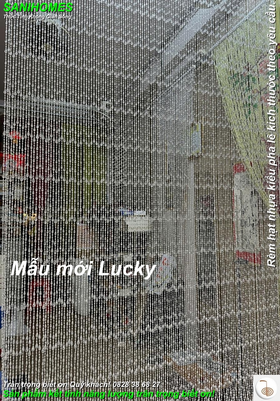 trang tri nha rem hat nhua kieu pha le lucky 92