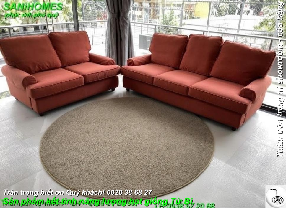 tham tron trnag tri cua hang show room sani homes